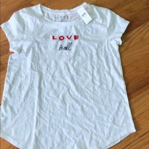 LOFT Love is all T-shirt